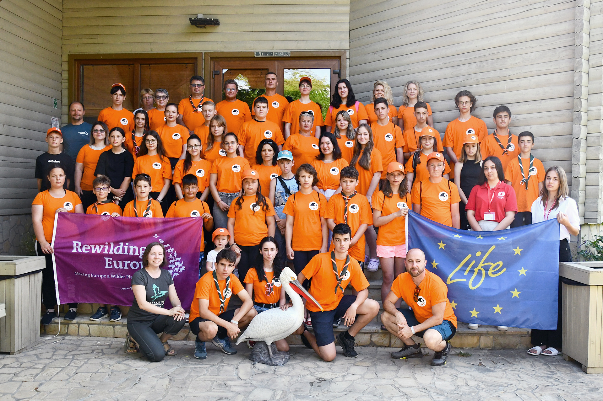 Danube summer camp Pelican Way of LIFE group photo